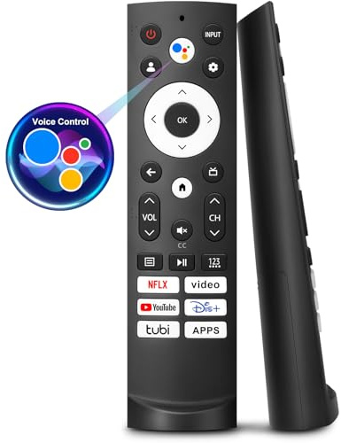 Voice Remote Only for Hisense Google Smart TV 4K QLED UHD Mini-LED Quantum ULED Series Remotes Control Replacement- 1 Year Warranty
