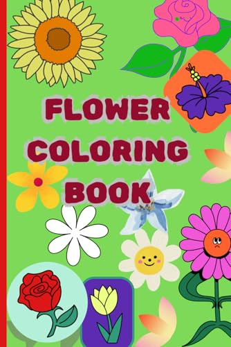 Beautiful Flowers Coloring Book