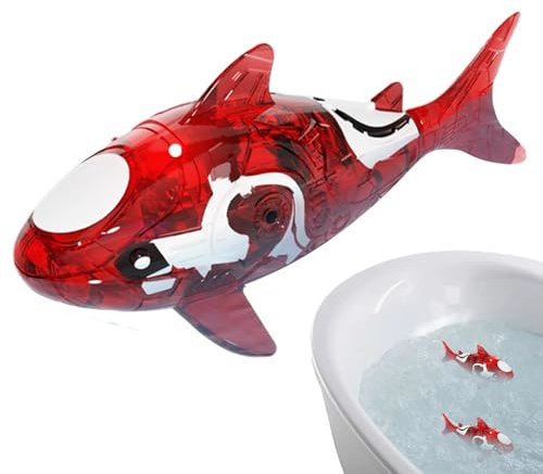 Générique Poisson Robot Jouet – PP Activé par L’Eau Réaliste Nageur | De Bain Automatiques Robotiques | Animaux Flottants Interactifs Moment du Lavage Piscines Aquariums Jeu Sensoriel Et USA