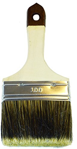 Pinceau plat Rotix 91159 - 100 mm - Mélange de poils - Pour lasure