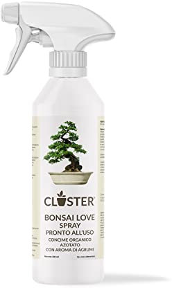 CLOSTER Bonsai Love Spray 500ML Prêt à l'Emploi - Engrais Bonsaï, Fertilisant Bonsaï Naturel Liquide - Engrais Azoté Organique avec Algues Brunes - Pour l'Entretien des Bonsaïs d'Intérieur et d'Extéri