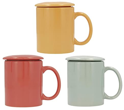 Quid MUG 33CL C/FILT SURT Happy Simply Tazas de Desayuno, Acero Inoxidable, Multicolor