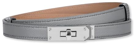 LumiSyne Damen Skinny Ledergürtel Klassisch Einfarbig Legierung Drehverschluss Verstellbarer Ledergürtel Dünner Gürtel Schmaler Taillengürtel Dekorativen Gürtel Für Kleider Jeans Hosen Mantel