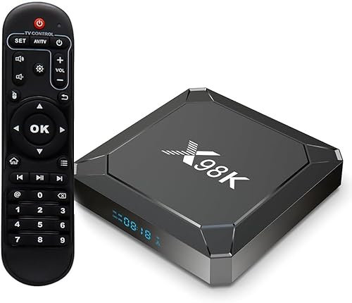 Android 13.0 TV Box, Android Box with 4GB RAM 32GB ROM RK3528 Dual Wifi 2.4GHz/5.0GHz Bluetooth 4.0 AV1/3D/8K H.265 HDR Set Top tv Box