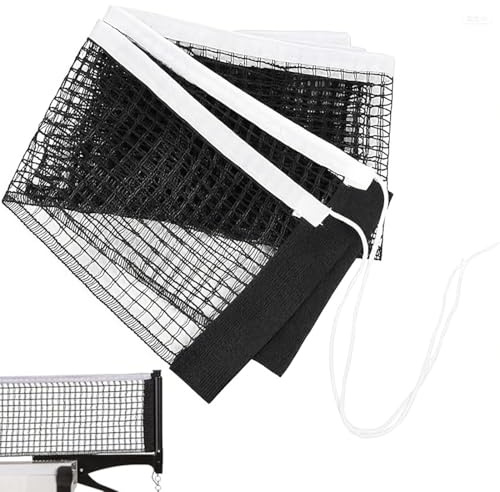 DWFEYOI Rete ping pong da tavolo,1 Pezzi Reti da Ping Pong Rete Tavolo Ping Pong in Poliestere Rete di Ricambio per Ping Pong Portatile Reti e Postazioni da Ping Pong Professionale 180 x 15 cm