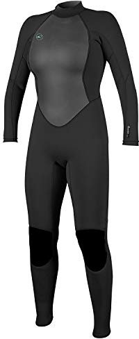 O'Neill Damen Reactor II 3/2 mm Back Zip Full Wetsuit, Schwarz (Black),44 EU (US 14)
