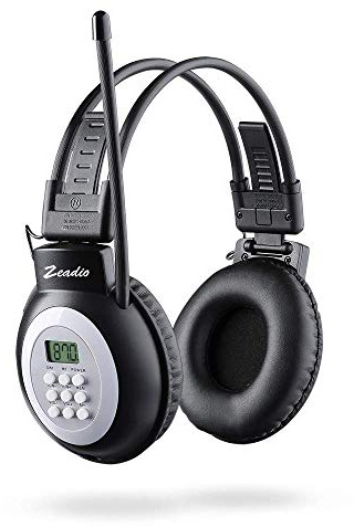 Zeadio FM Headphone Radio, FM Stereo Headset Radio Receiver