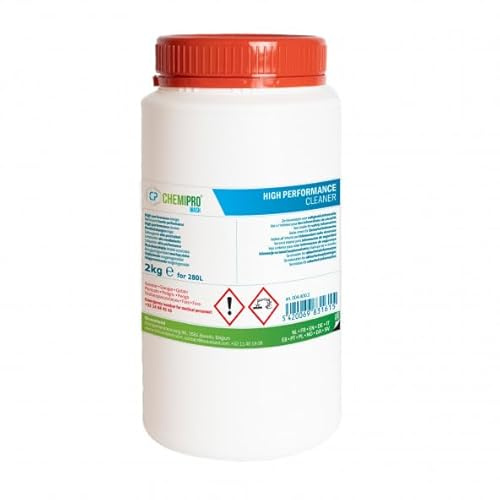 Chemipro Wash 2 kg – multifunktionellt rengöringsmedel för användning inom livsmedels- och dryckesindustrin – påverkar alla temperaturer – tar bort proteiner, fett och styrka