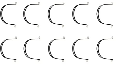 10 Pack Clamps,TTZEZE Stainless Steel Cable Clamp,Pipe Clamp,Tube Clamp,Metal Clamp,Rubber Cushioned Insulated Clamp,Tube Holder for Tube,Pipe Hoop,Pipe or Wire Cord Installation 5-15/16 Inch(150mm)