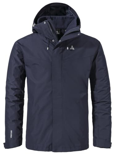Schöffel Herren 3in1 Jacket Style Okere MNS, wasserdichte, atmungsaktive Outdoorjacke mit herausnehmbarer Fleecejacke, navy blazer, 48