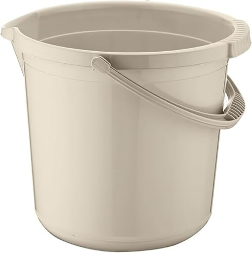 Best House 10 Litres Cleaning Bucket Multipurpose Water Storage Plastic Bucket with Handle for Garden, Cleaning, Kitchen (Pack of 1) (RANDOM COLOUR SEND)