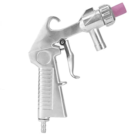 Compressed Air Sandblasting, Sandblasting Device, for Car Wheels, Metal Removal, with Ceramic Nozzle and Aluminum Handle for DIY Enthusiasts and Professional