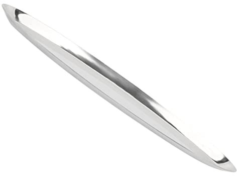 COLLBATH Vassoio Porta Asciugamani in Acciaio Inossidabile 42x13 Cm, Piatto Da Portata a Forma Ellittica in Metallo Lucidato, Vassoio Per Esposizione Alimenti e Snack Per Ristoranti e Uso Domestico