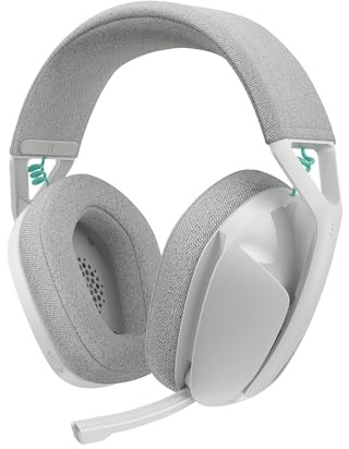 Logitech G G321 LIGHTSPEED, cuffia con microfono gaming wireless Bluetooth, comfort e vestibilità dinamici, microfono su braccio a 16 kHz, PC, PS4, PS5, Nintendo Switch, mobile - Bianco