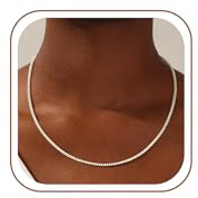 UPFAI 925 Sterling Silver Box Chain Necklace for Women - 2mm Box Chain Jewellery Gifts for Women Mom Girlfriend 18 Inch