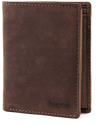 bugatti Hunter Coin Wallet Combi Style 13CC Brown