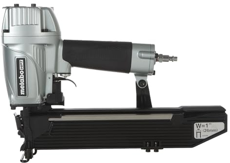 Metabo HPT Wide Crown Stapler, Pro-Preferred Pneumatic Power Nailers, Lathing Tool for Sheathing & Insulation, Quick Response, 16 Gauge, Up to 150 1 Wide Crown Staples, Length 1 to 2, N5024A2