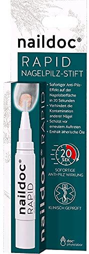 naildoc RAPID Nagelpilz Stift 4ml | Sofortiger Anti Pilz Effekt in 20 Sekunden | Behandlung von Nagelpilzinfektionen | Medizinprodukt | klinisch geprüft