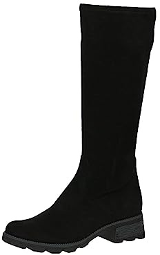 Caprice Alba Womens Knee High Boots 38 EU Black Stretch