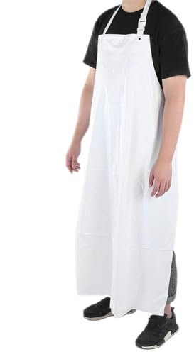 Wasserdichte Schürzen Zum Geschirrspülen, PVC-Schutzschürze, Resistente Sicherheits-Arbeitskleidung, Wasserdichte, Staubdichte Schürze, Küchenschürze, 120 X 90 Cm, Universell für