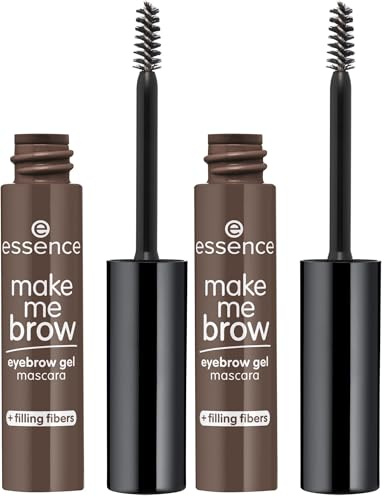 Essence Cosmetics Make Me Brow Máscara Gel Para Cejas, Definir, En Gel, 3.8 ml (Paquete de 2)