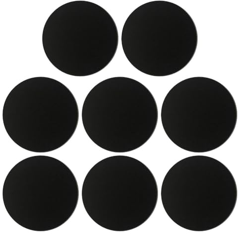 Healifty 8 Almohadillas De Punteado De Mandala Redondas 6.69In Tablero De Dibujo De Cartón Resistente Para Pintar Mandalas Compatible Con Acrílicos Óleos Y Acuarelas Para Proyectos Artísticos