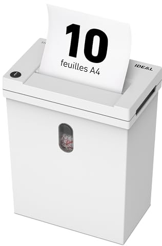 IDEAL Shredcat 8100, Distruggidocumenti, Tritadocumenti di Alta Qualità, Silenziosi e Affidabili, Conformi al GDPR (8-10 fogli)