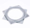 Drehscheibe Drehteller Sitzdrehbasis 360° 6 Zoll Drehbarer Lazy Susan Lager Drehender Galvanisierter Stahl für Küchen-Zähler-Kabinette TV-Schreibtisch Turntable Bearing (Silber 6 Zoll dünn)