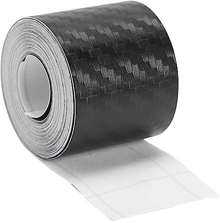 Teksome Voiture en Fibre Carbone, Film détail Enveloppant, Autocollant en Feuille sergé Auto-adhésif, Ruban Protection vélo pour Tableau Bord Pare-Chocs