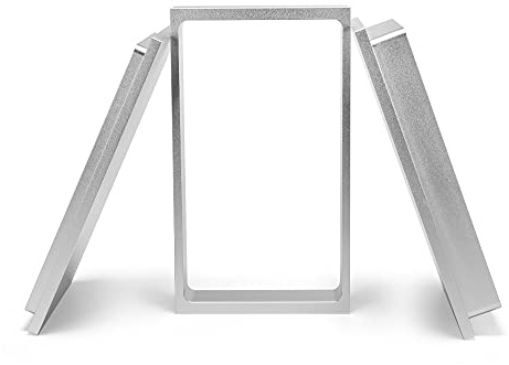 YEICXOH Pre Press Mold Aluminium Pre-Press Mold & Pressing Mold (4x7 Silver)