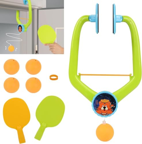 Juego de tenis de mesa para colgar sobre la puerta, ajustable, portátil, para colgar en interiores