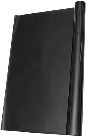 ULTECHNOVO Película De Protección Solar Negro Para Ventanas Aislamiento Térmico Láminas Opacas Para Bloquear Luz y Privacidad Hogar y Oficina