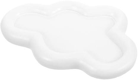 Ciieeo Plateau de Rangement Décoratif Forme de Plateau Bijou Élégant pour Bureau Rangement Clés et Petits Objets Support Photo et Présentoir Polyvalent