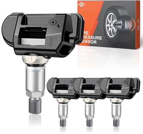 GEAREVER Däcktryckssensor för Opel Astra J Insignia Zafira C däcktryckskontrollsystem TPMS sensor RDKS, 13598775 1010048 13581560, 4 stycken