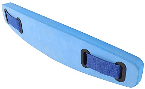ICRPSTU 26.8x5.2x1.6in Swimming Floatation Belt Adjustable Buoyancy Belt Swim Training Aid for Adult and Kids (Blue)