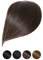 Dicker Seitlich Gefegter Pony Clip In Pony Echtes Echthaar Fringe Haarverlängerungen Natürliches Aussehen Haarteile für Mädchen, Dunkelbraun