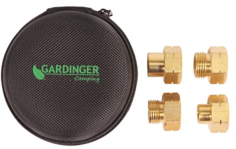 GARDINGER Box Europa Propanflaschen - Füllset macht sie auf Reisen in Europa unabhängig