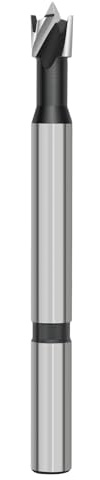 HSAWBIT Punta da trapano Forstner da 8 mm per lavorazione del legno, punta Forstner per legno per fori, taglierina per cerniere (Ø8 mm, lunghezza 90 mm, gambo rotondo)