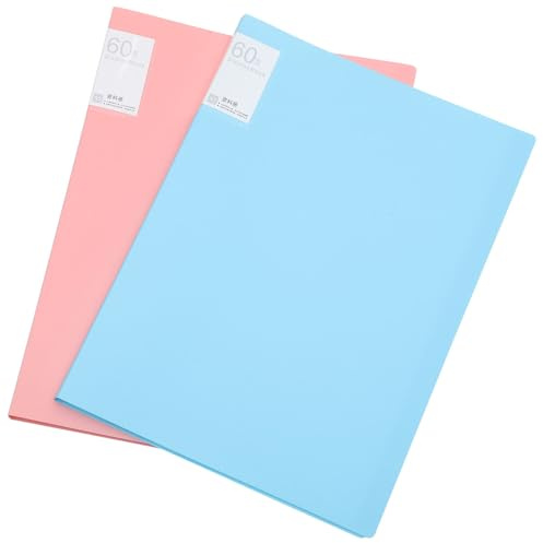 DOITOOL 2 piezas Carpeta Plástica para Almacenamiento de Dibujos Carpeta Archivo Grande Capacidad para Obras Artísticas Organizador Reutilizable para Estudiantes y Profesores Resistente