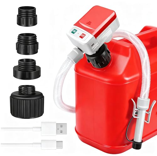 Bomba eléctrica de gasolina para bidón USB recargable, parada automática, bomba de combustible, bomba de extracción de aceite para gasolina, diésel y aceite, bomba de transferencia de combustible