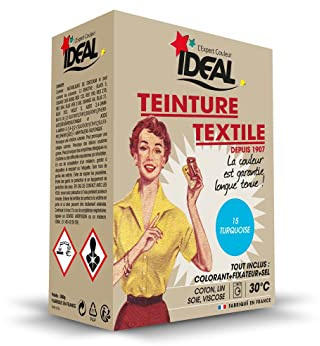 Teinture textile Tout en Un 350g turquoise