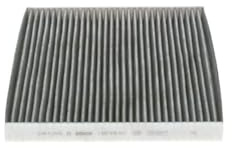 Bosch R5551 Aktivkohle Innenraumfilter - filtert Gerüche, Pollen und Staub - Ersatzfilter für bessere Luftqualität im Fahrzeuginnenraum