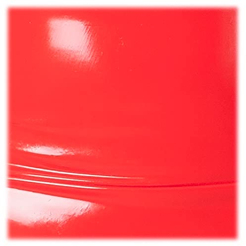 Rubberfashion Latex Anal Dildo - realistischer Dildo XXXL - Plug aufblasbar extrem groß mit Pumpe für Frauen und Männer 35 x 5,9 cm rot 0.8mm fester Kern