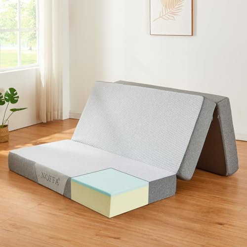NOFFA Mattress Small Double, Small Double Mattress with Double layer Memory Foam, Floor Mattresses (120x190x15cm)