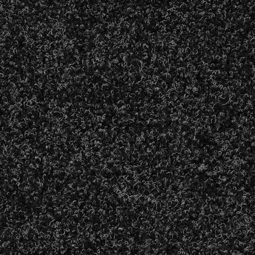 Rasenteppich schwarz Meterware Kunstrasen in 1,33 bis 4 m Breite Outdoor Rasenteppich mit Drainage Noppen für Balkon