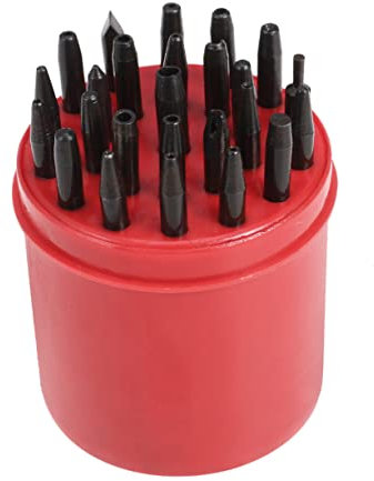 Uonlytech Kit De Poinçonnage Daiguilles De Montre 25 Pièces Outil De Poinçonnage Pour La Réparation De Montres Le Piquage Et Le Poinçonnage