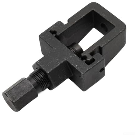 Heavy Duty Motorcycle Chain Breaker and Riveter Tool Designed for Roller Chain Maintenance, DID Style Carbon Steel Tool for Long Term Use