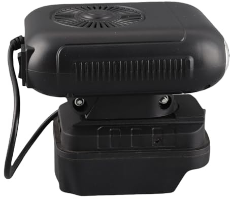 Naroote Riscaldatore Portatile, Temperatura Regolabile da 30 ℃ a 80 ℃ Riscaldatore Silenzioso, da Scrivania con Ribaltamento a 90° e 2 USB, Ideale per Dormitori di Uffici e Officine