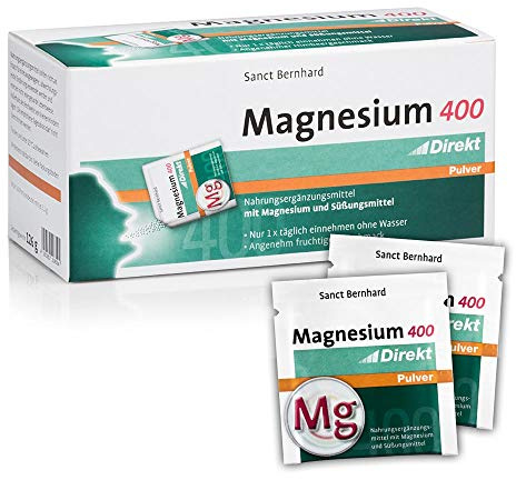 Sanct Bernhard Magnesium 400 Direkt Pulver - 60 portion