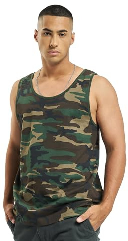 Brandit Tank Top, Color: woodland, Size: XXL
